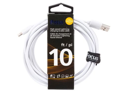 Picture of 10Ft Lightning Usb Cable White - No 86588