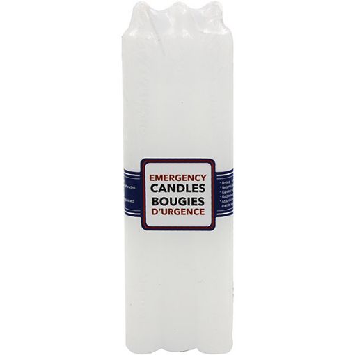 Picture of Candle Emergency 3Pk 8In White - No 078758