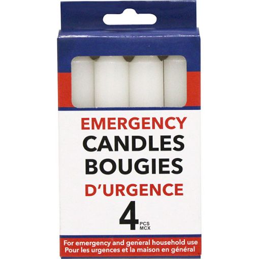 Picture of Candle Emergency 4Pk 5In White - No 078757