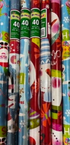 Picture of Christmas Paper Wrap Roll 30in192in - No 19611