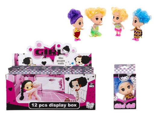 Picture of Mini Doll 3.5in 4 Styles - No 06057