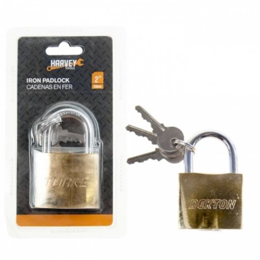 Picture of Padlock 50Mm, Brass - No 50057TL