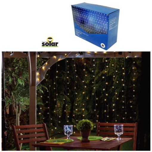 Picture of Solar 192 Led Curtain String - SKU: 61140