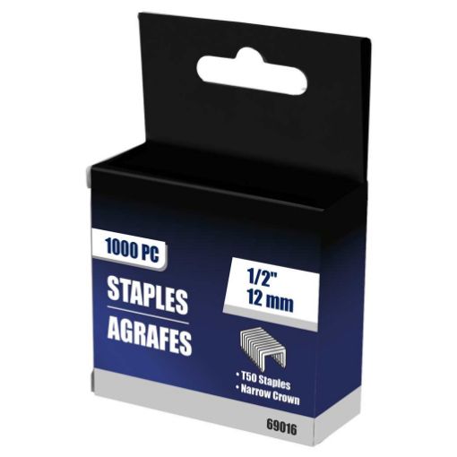 Picture of 1-2in Staples-1000 Pc - SKU: 69016