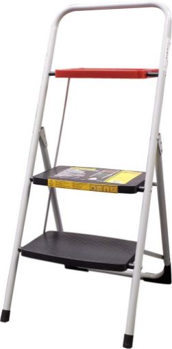 Picture of Step Ladder 2-St.Sil-Blk-Red - SKU: S011852