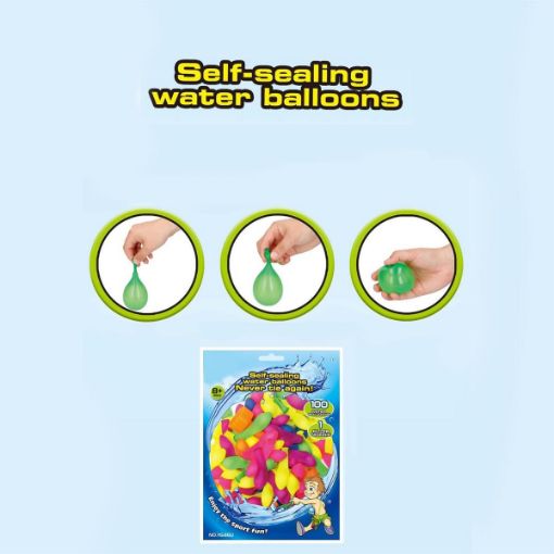 Picture of Water Balloons Self Sealing 100Ct - SKU: 15182