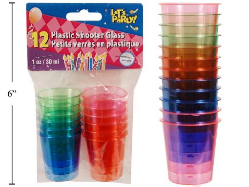Picture of Shot Glass 12Pk Plastic - No 45247