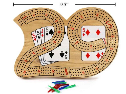 Picture of Cribbage Board #29 Wooden - SKU: 11295