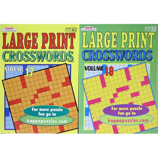 Picture of Crosswords Lg Print 8X11 - SKU: 3843