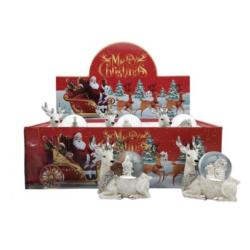 Picture of Xmas Water ball Reindeer 3.6X2X3.3 - SKU: 29995