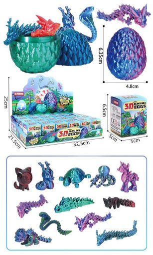 Picture of Blind Box Toy, 3D Creature - SKU: 04961